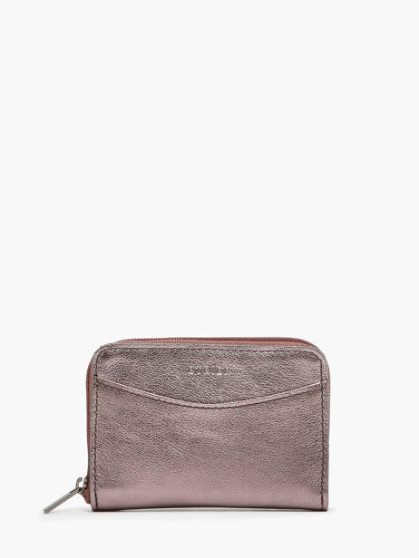 Portemonnee Leder Etincelle Irisée Etrier Roze etincelle irisee 74701